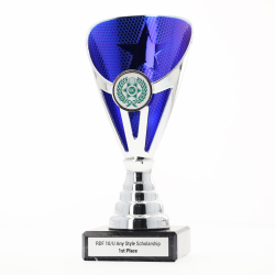 Arianna Cup Silver/Blue 170mm