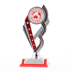 Braid Red/Silver 185mm