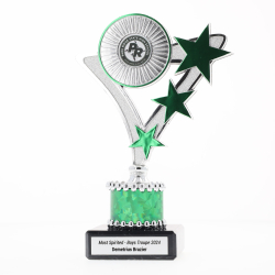 Hierro Star Silver/Green 180mm