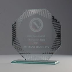Striate Glass Octagon 170mm