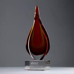 Art Glass Flame 250mm 