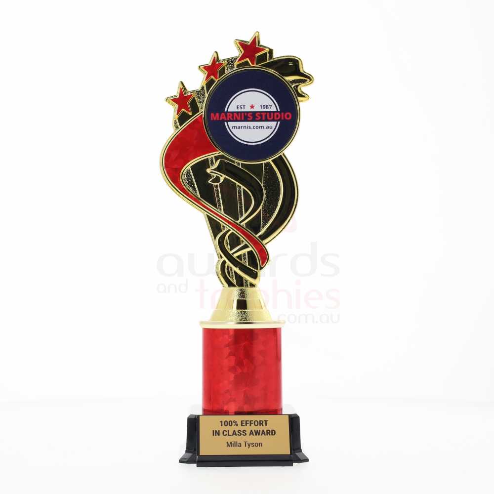 Ribbon Gold/Red 240mm