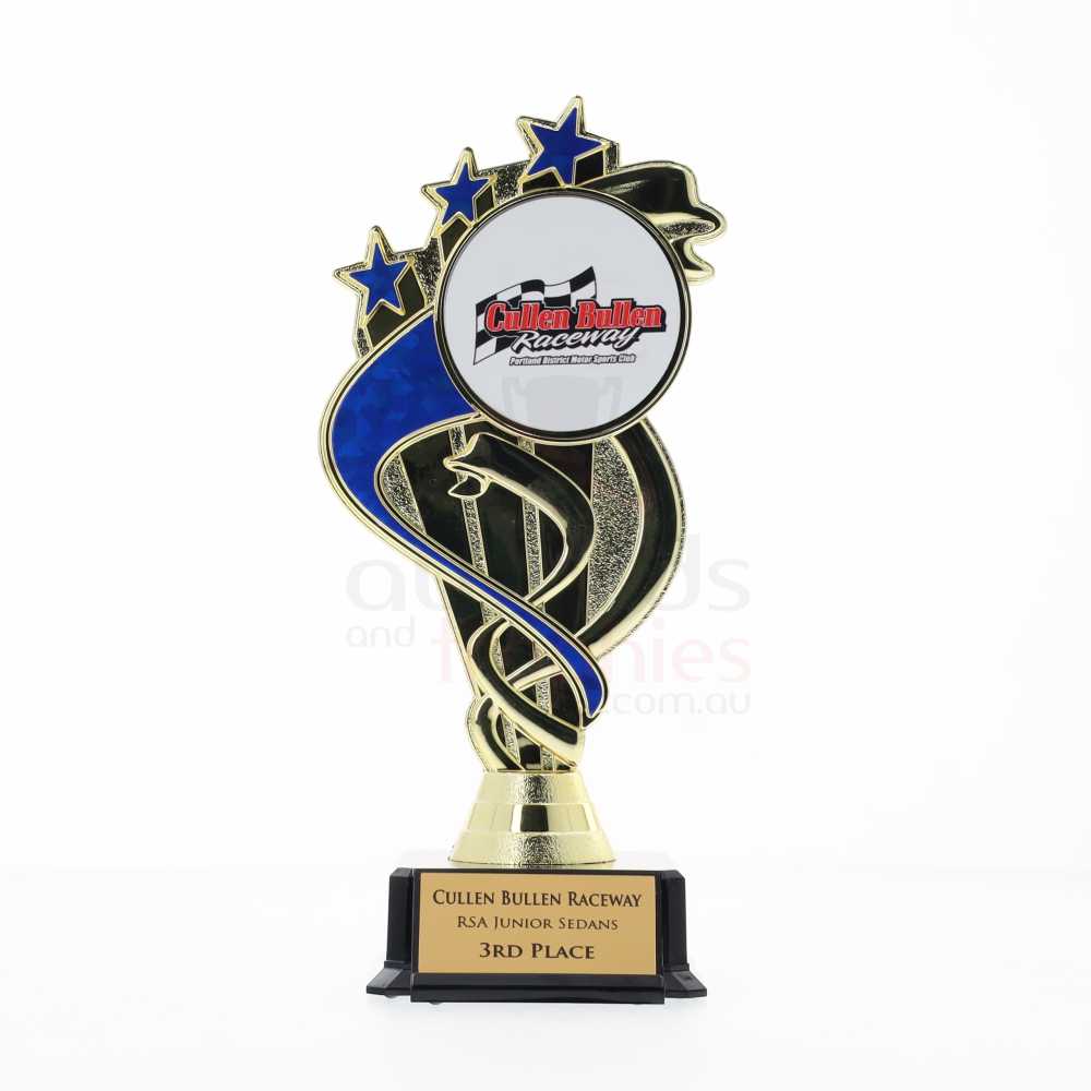 Ribbon Gold/Blue 185mm