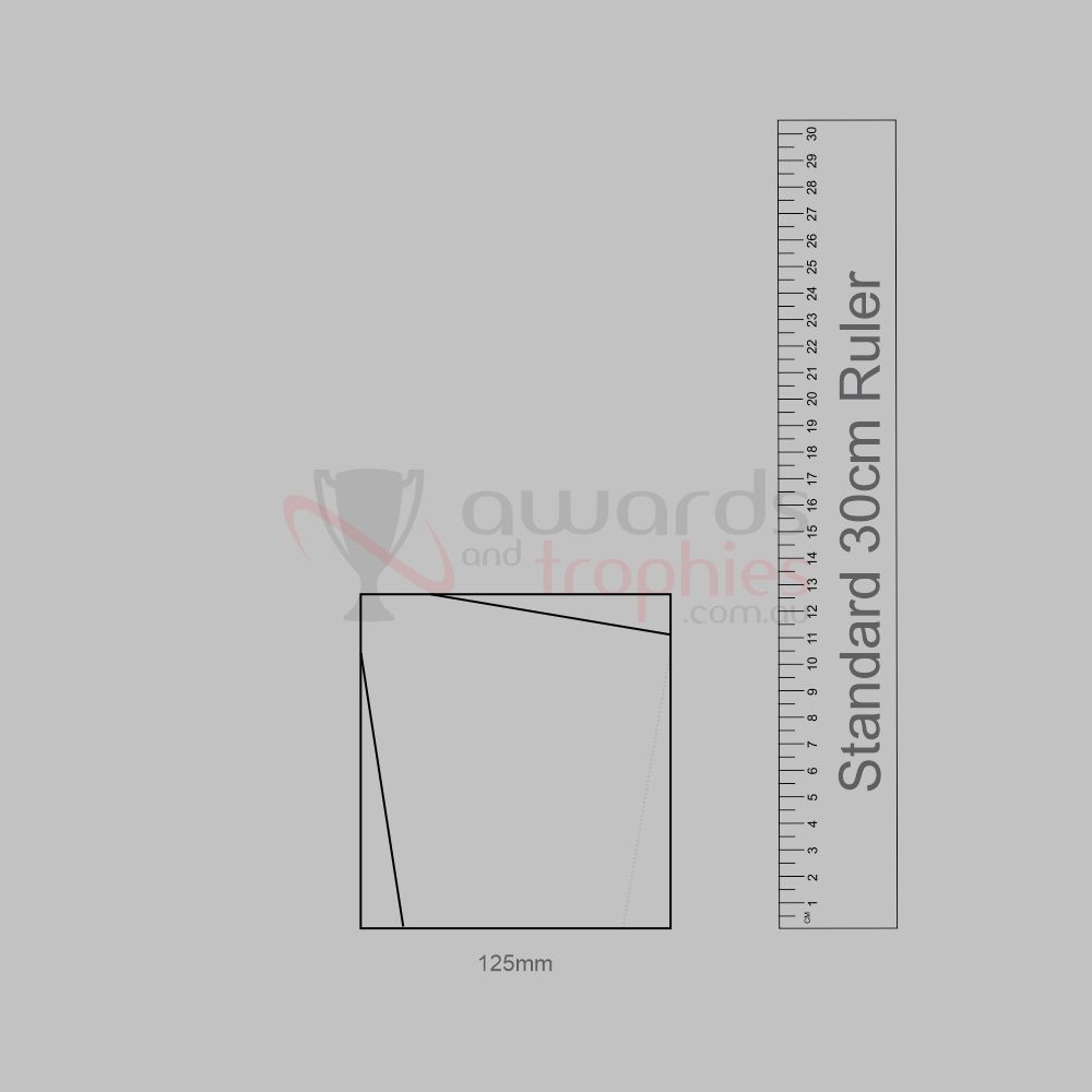 Acrylic Prism Red 125mm