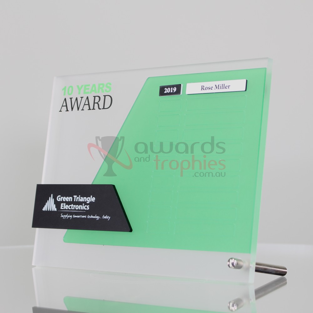 Aspire Desk Plaque - Landscape