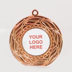 Blaze Personalised Medal 50mm - Shiny Bronze