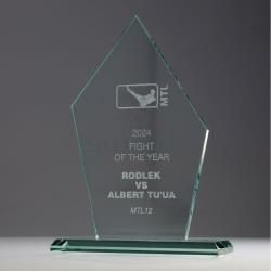 Jade Glass Angular 190mm