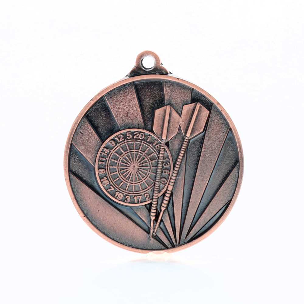 Sunrise Darts Medal 50mm Bronze