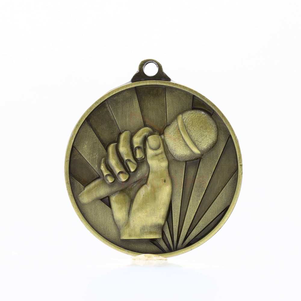 Sunrise Microphone Medal 50mm Gold