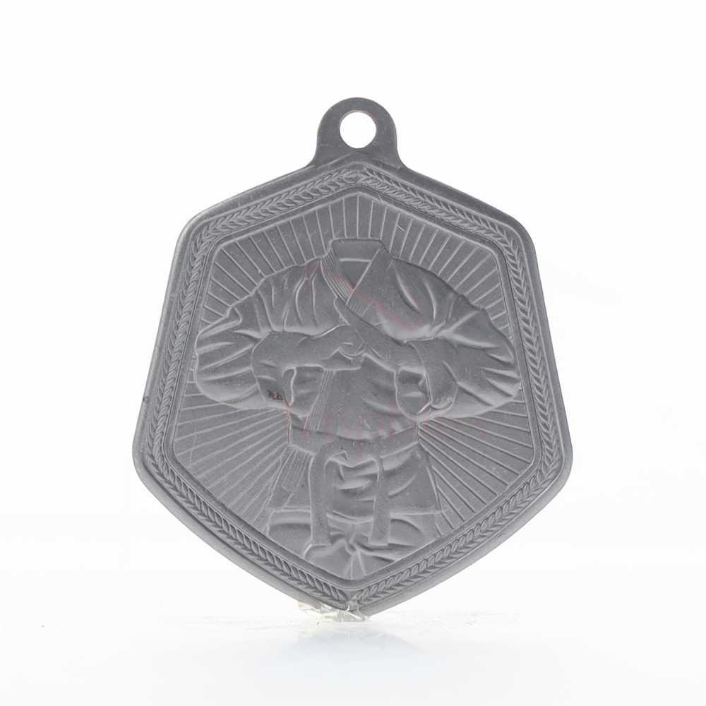 Martial Arts Falcon Medal Silver 65mm