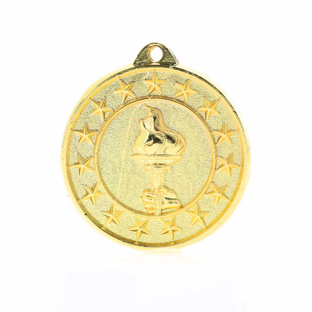 Victory Starry Medal Gold 50mm