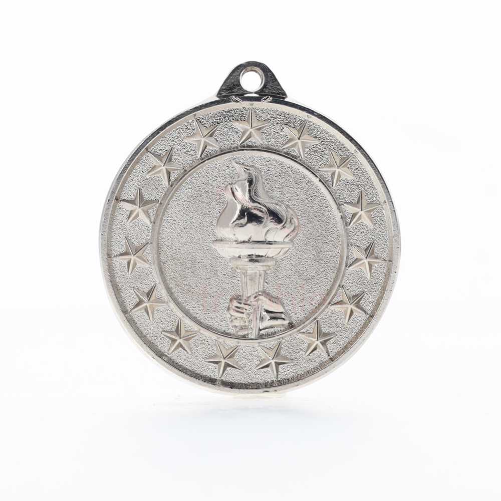 Victory Starry Medal Silver 50mm