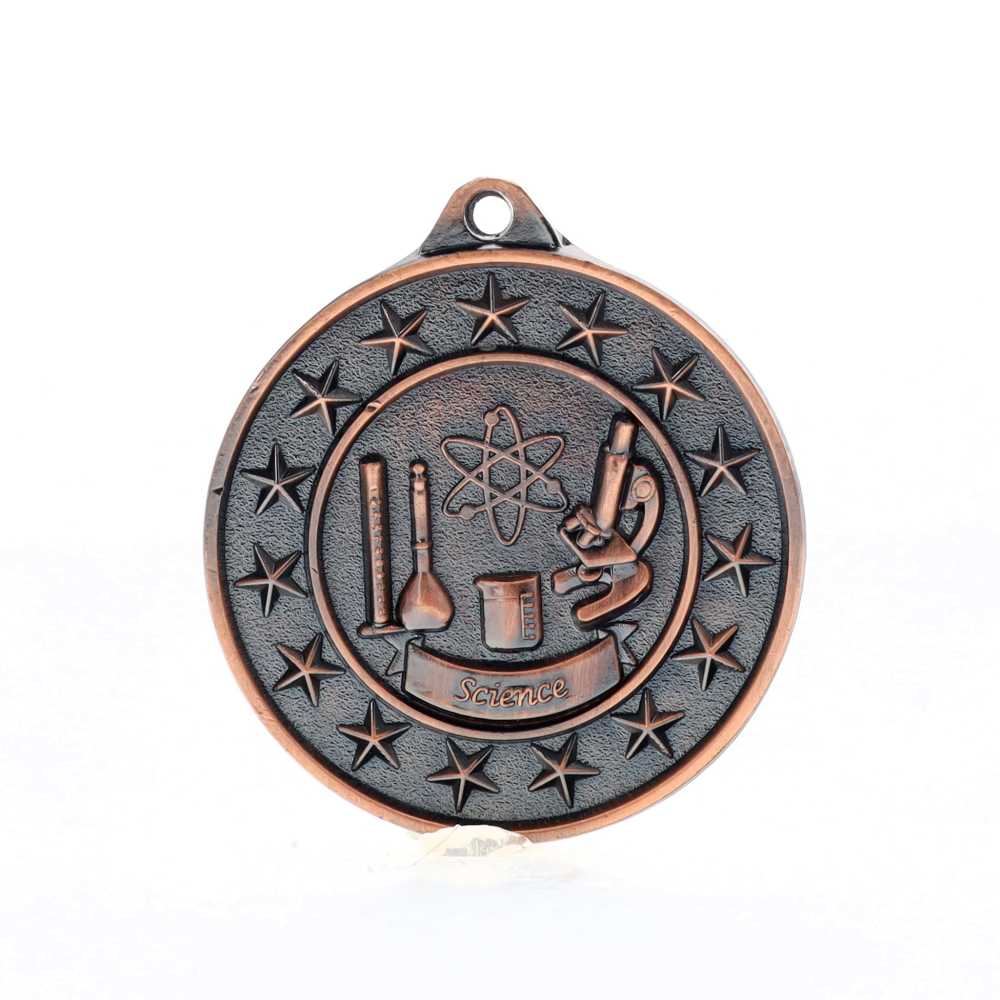 Science Starry Medal Bronze 50mm