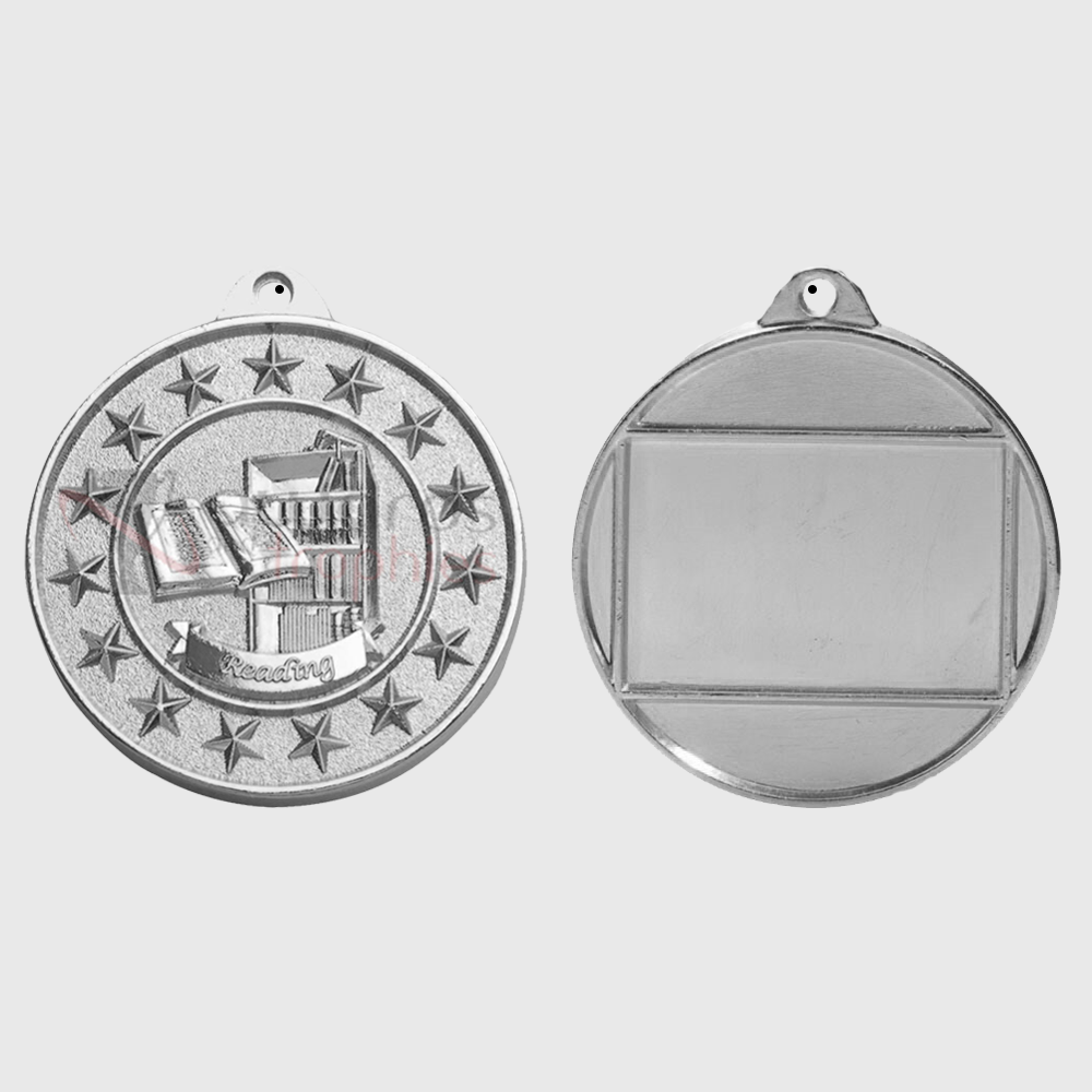 Reading Starry Medal Silver 50mm