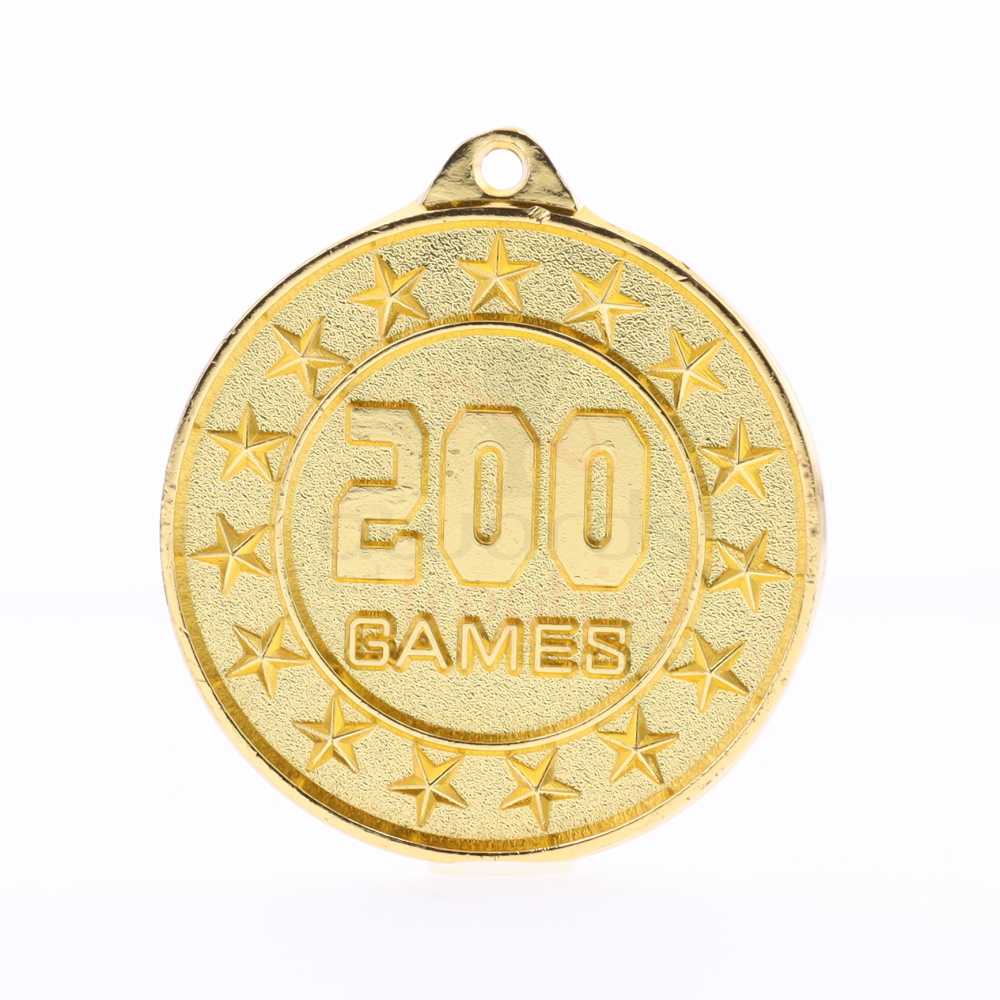 200 Games Starry Medal Gold 50mm