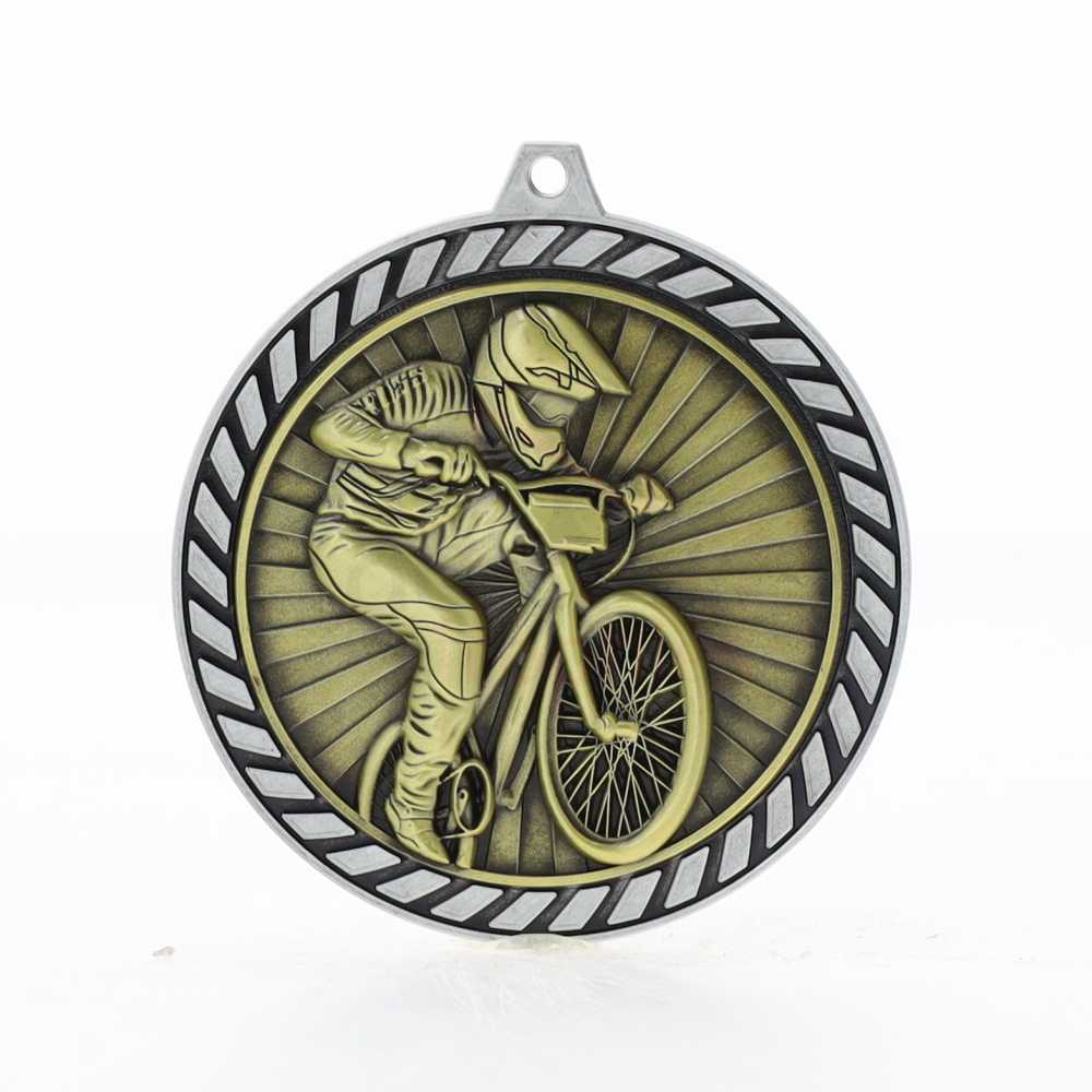 Venture BMX Medal Silver 60mm
