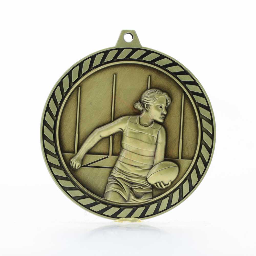 Venture AFL Female Medal Gold 60mm