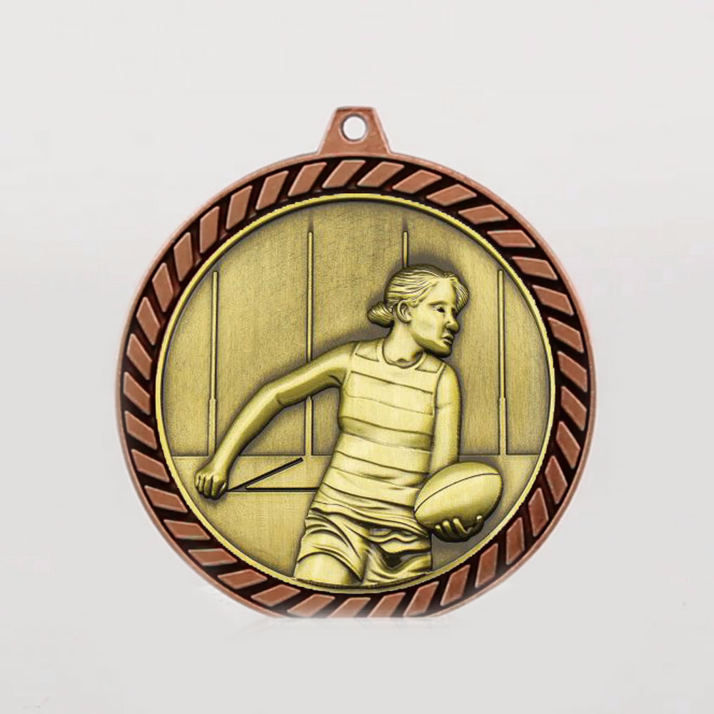 Venture AFL Female Medal Bronze 60mm