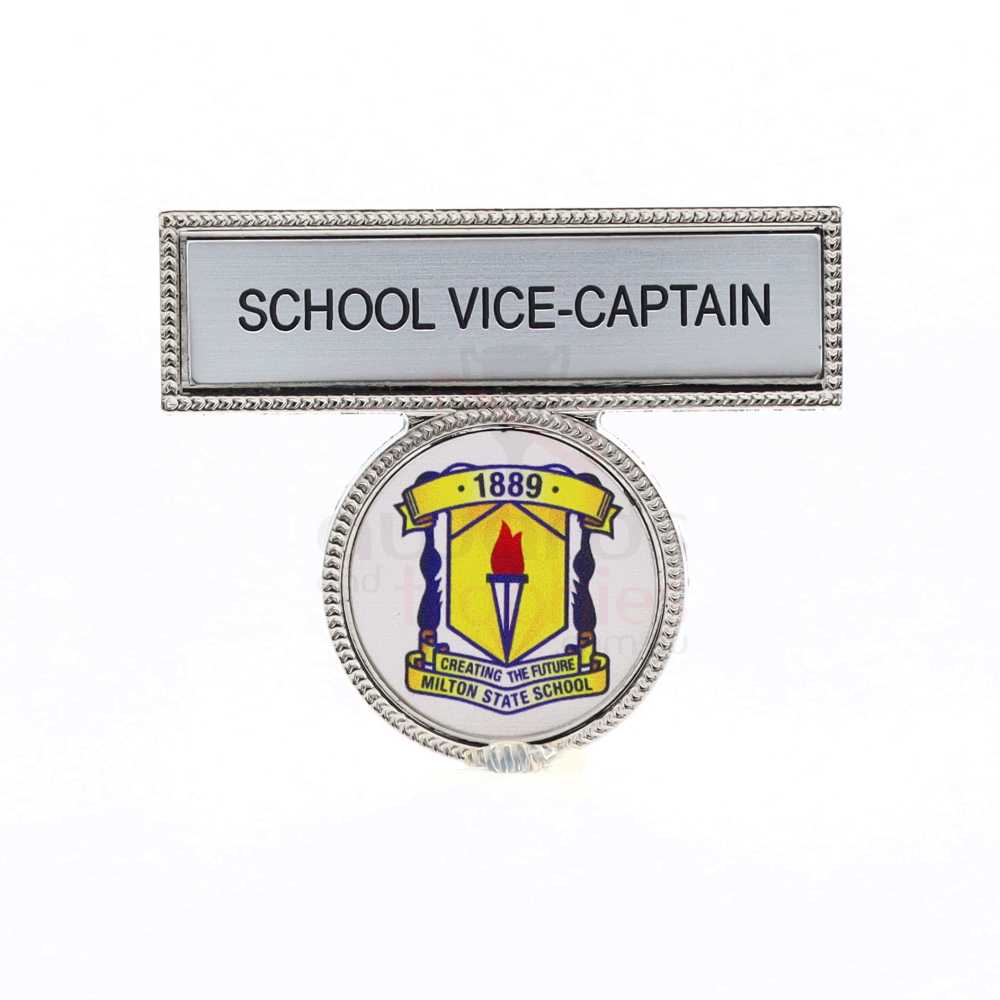 Silver Pin with Logo
