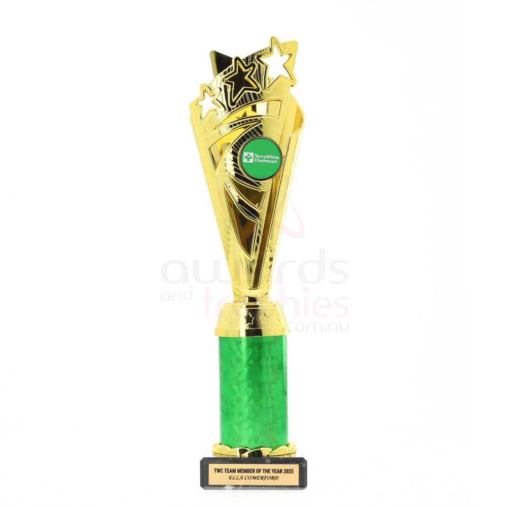 Corella Cup Gold/Green 280mm