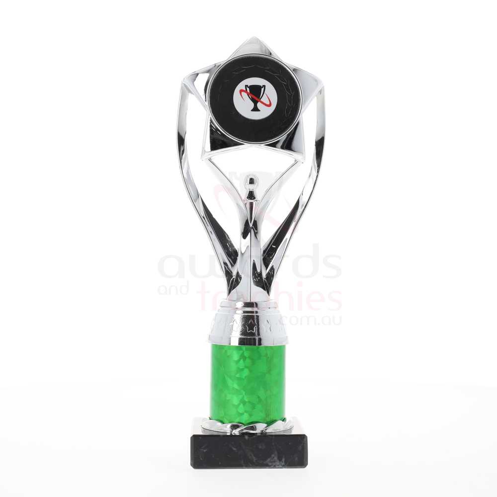 Triumph Holder Silver/Green 250mm