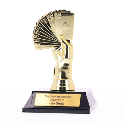 Bridge Hand Figurine on Base 135mm