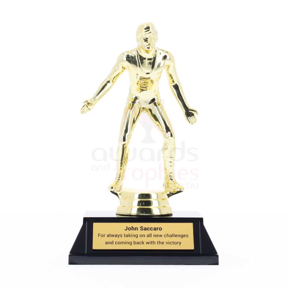 Wrestler Figurine on Base 145mm