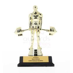Weightlifting Figurine on Base 150mm