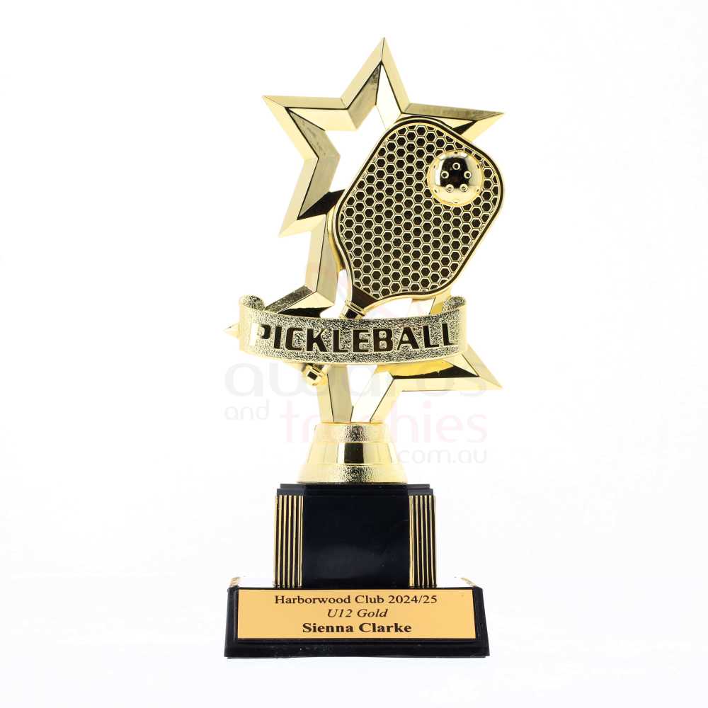 Gold Pickleball Figurine 190mm