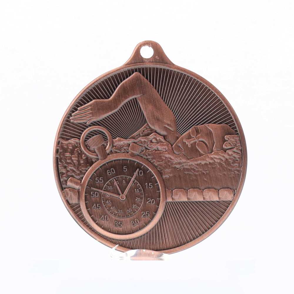 Universal Medal Bronze 50mm - Swimming