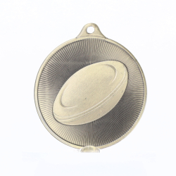 Universal Medal Gold 50mm - Rugby