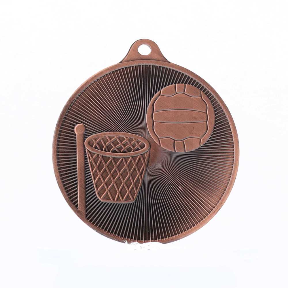 Universal Medal Bronze 50mm - Netball