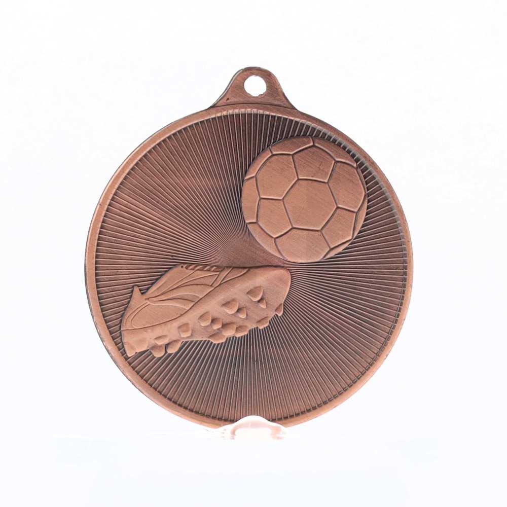 Universal Medal Bronze 50mm - Football