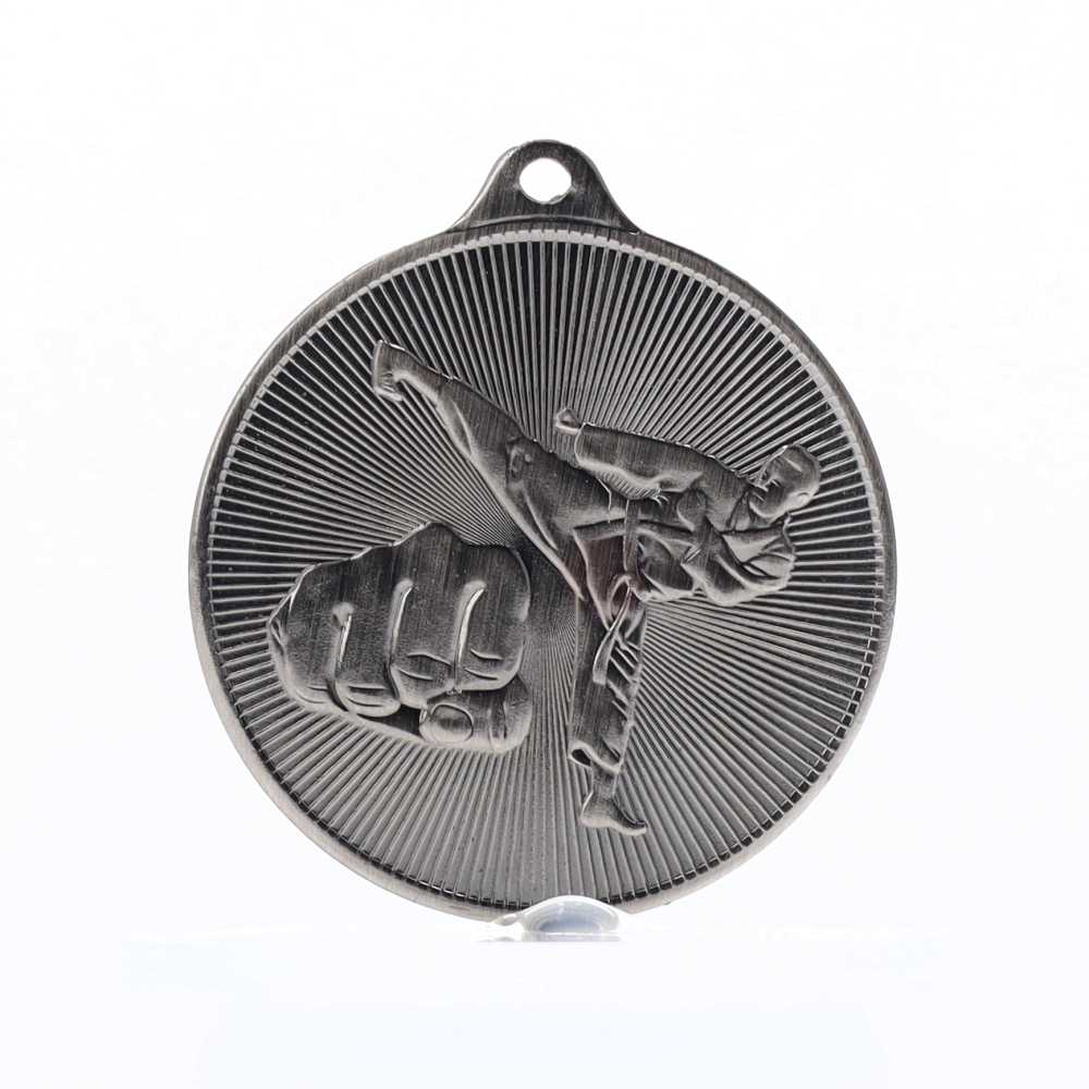Universal Medal Silver 50mm - Martial Arts