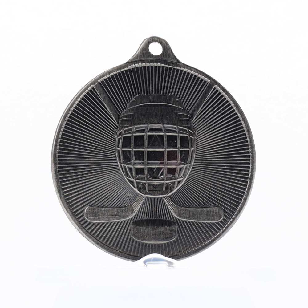 Universal Medal Silver 50mm - Ice Hockey