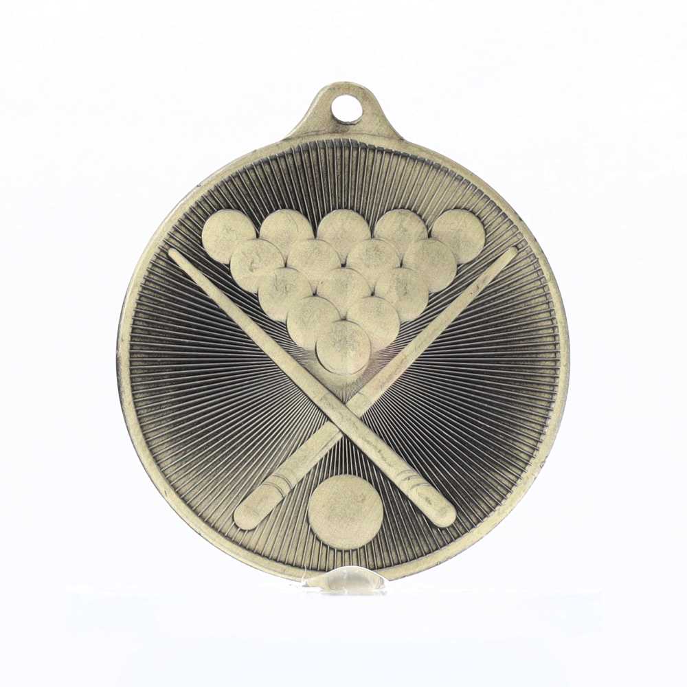 Universal Medal Gold 50mm - Billiards