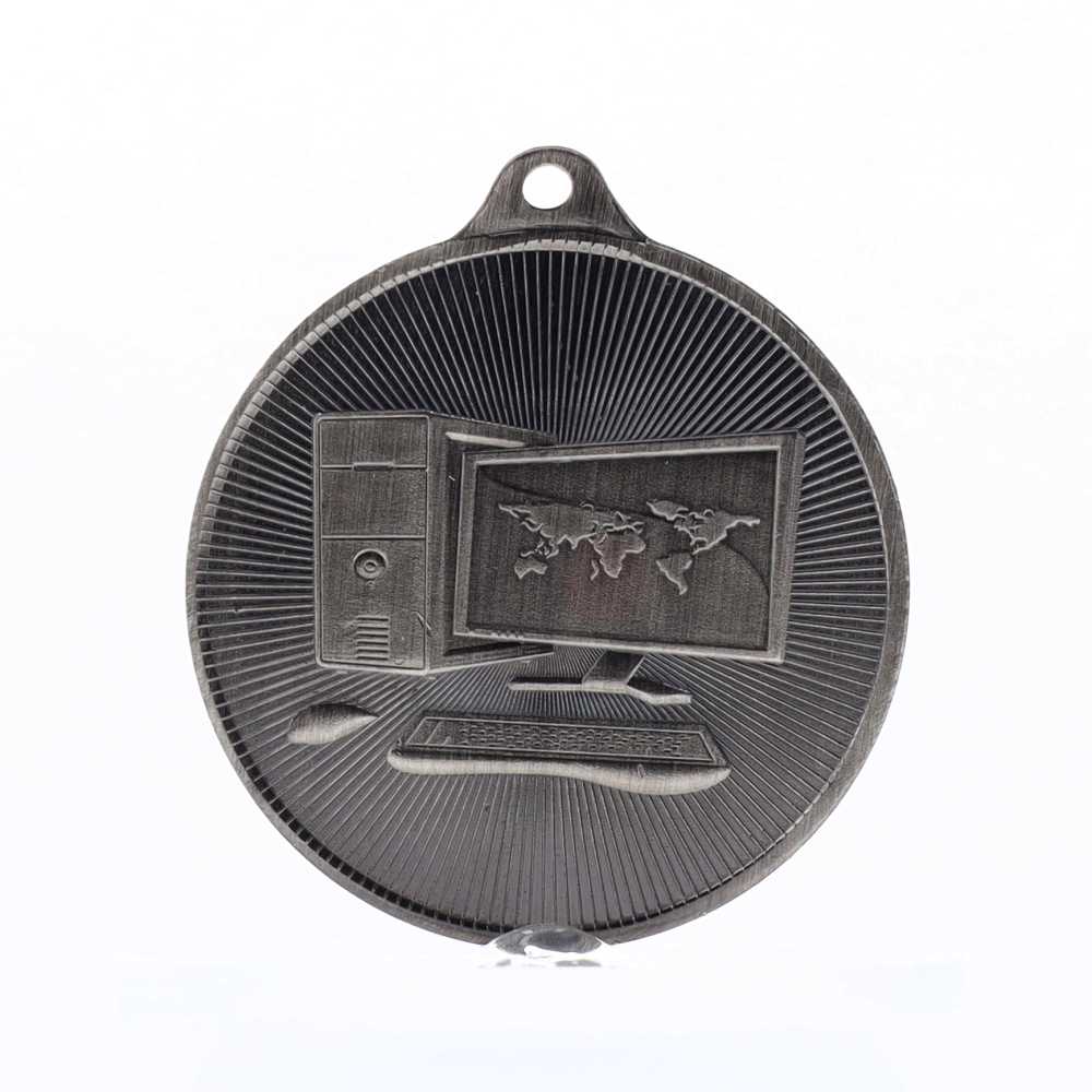 Universal Medal Silver 50mm - Computers