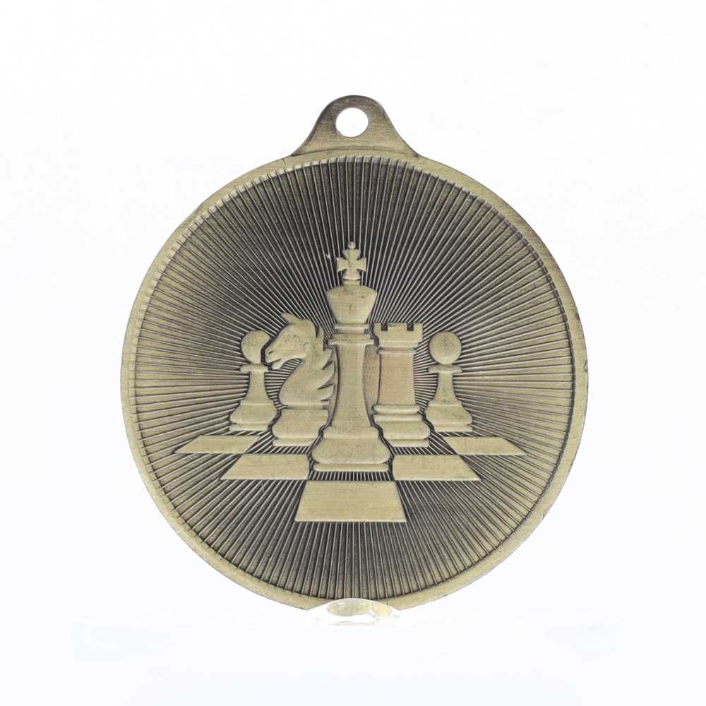 Universal Medal Gold 50mm - Chess