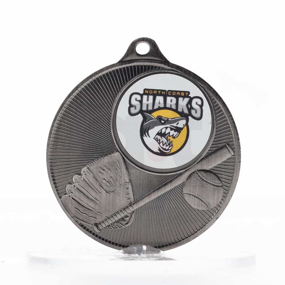 Universal Logo Medal Silver 50mm - Baseball