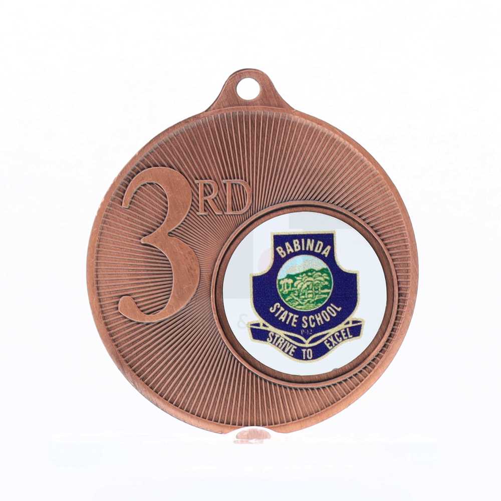 Universal Logo Medal 50mm - 3rd Place
