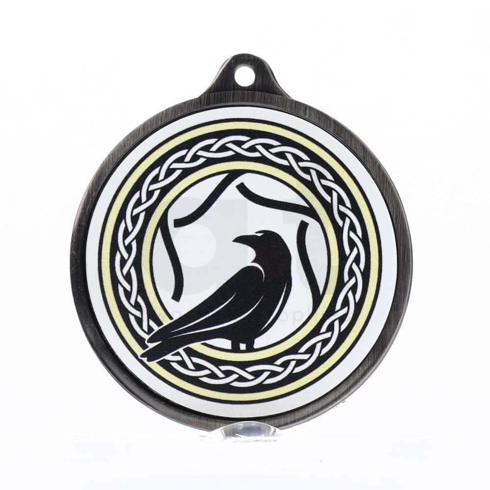 Identity Personalised Medal 55mm - Antique Silver