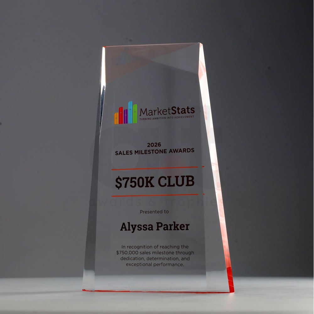 Acrylic Pinnacle 175mm - Orange