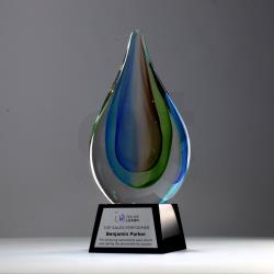 Art Glass Raindrop 225mm