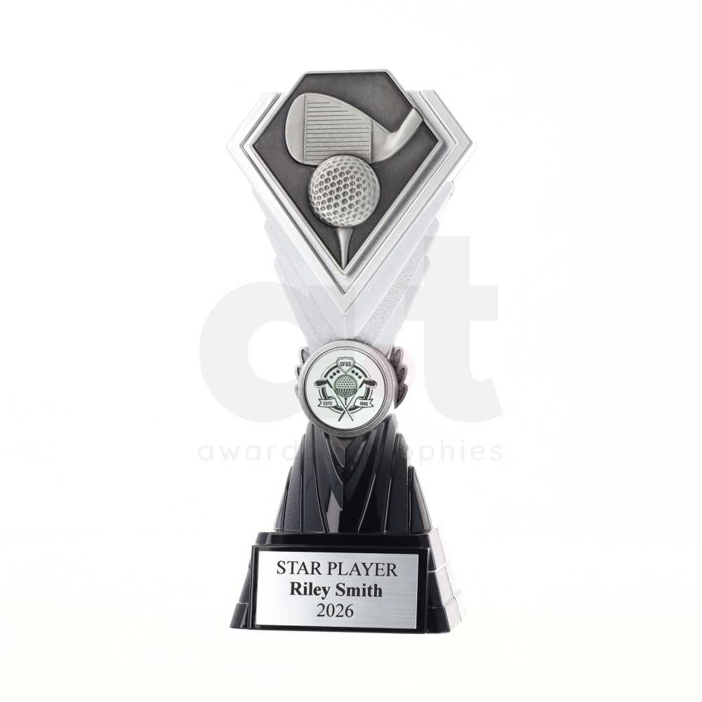 Diamond Trophy 175mm - Golf