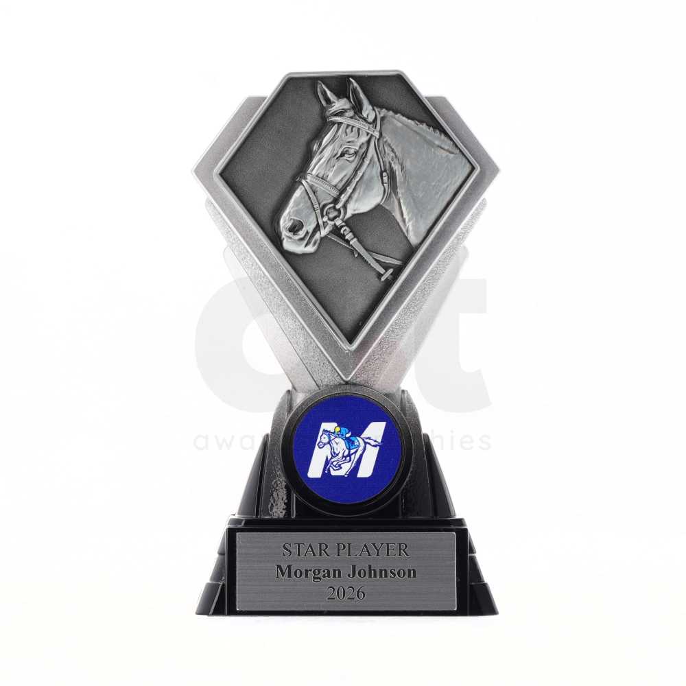 Diamond Trophy 125mm - Horse