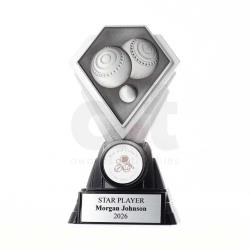 Diamond Trophy 125mm - Lawn Bowls