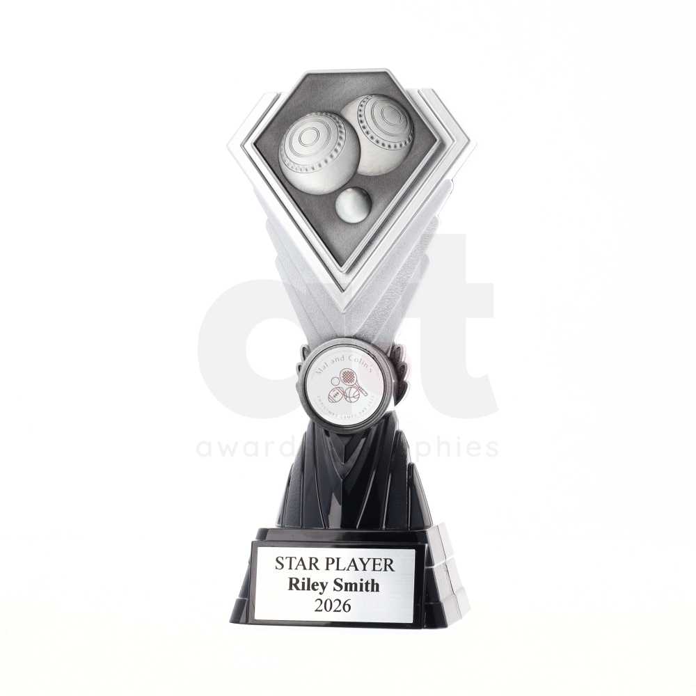 Diamond Trophy 200mm - Lawn Bowls