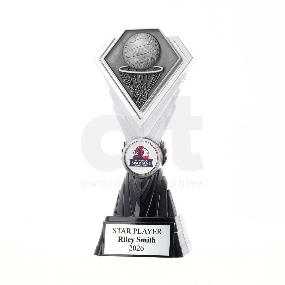 Diamond Trophy 200mm - Netball