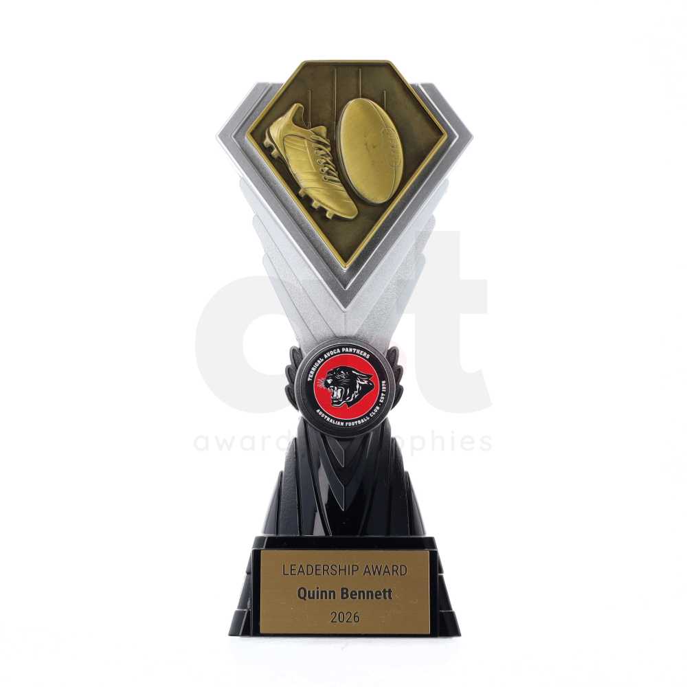 Diamond Trophy 175mm - Aussie Rules Gold