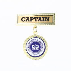 Gold Hanger Pin with Logo